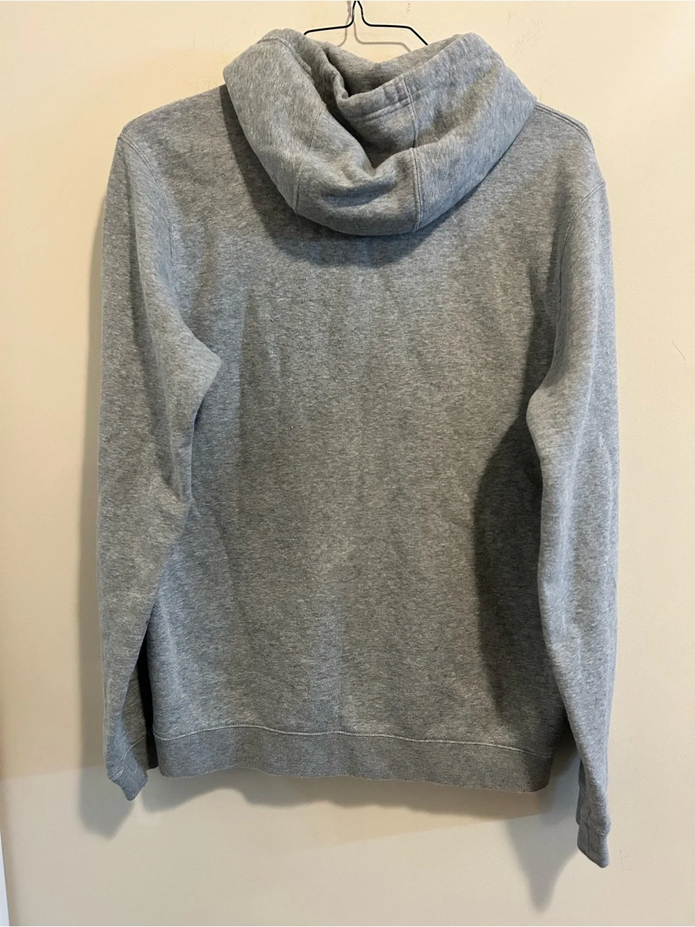 Nike Gray Pullover Hoodie with White Logo